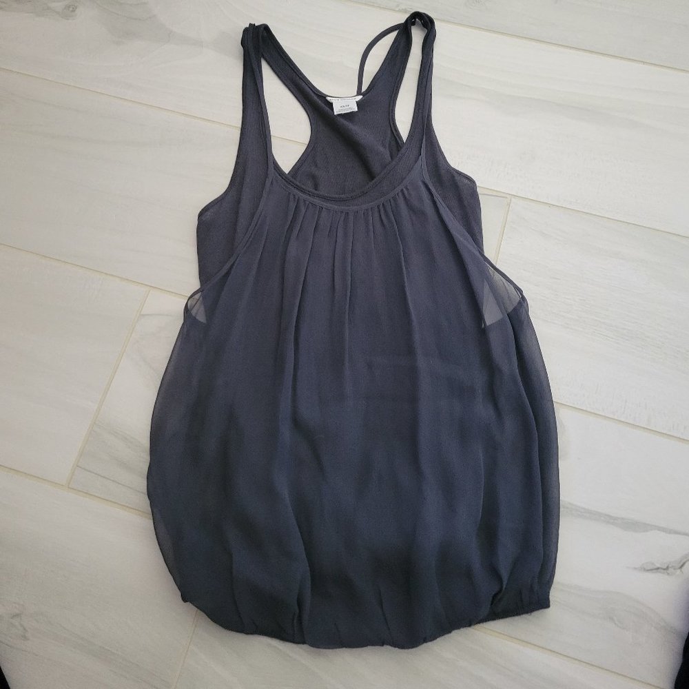 Club Monaco tank with overlay detail